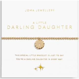 Joma Gold A Little Birthday Girl Heart Bracelet - Gold - 17.5cm