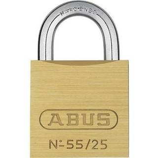 Abus 55/25 Solid messing h?ngel?s Keyed anderledes - h?rdet st?lkackle