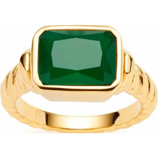 Leonardo 02321 Damenring Susa Edelstahl Goldfarben