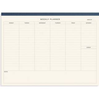 Burde Weekly Planner Kalenderblok