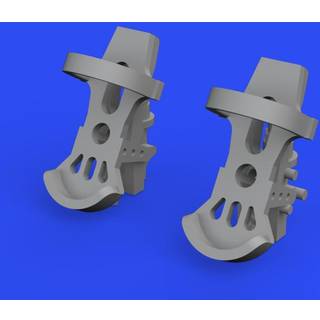 Luftwaffe rudder pedals PRINT 1/72