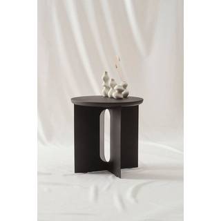 THUSIS sidebord Ø 51 cm - Sort