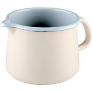 Riess Nouvelle Avorio extra stark Schnabeltopf 12 cm / 1,0 L - Emaille - Beige