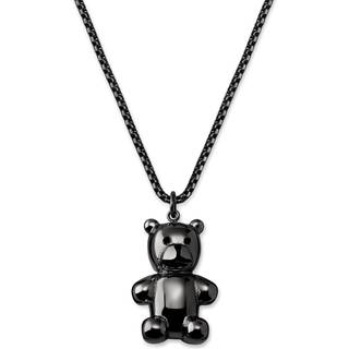 Egan | Gunmetal Sort Rustfri Stål Bamse Box Chain Halskæde