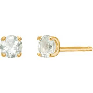 Carré Jewellery Carré Guldbelagte Ørestikker med Prasiolit FS 4447 PRS