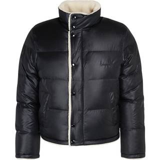 Saint Laurent Faux shearling-lined down jacket - black - EU 52