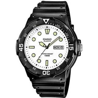 Herrernes Casio DIVER 100M Ur i Hvid & Sort (Ø 44,5 mm)