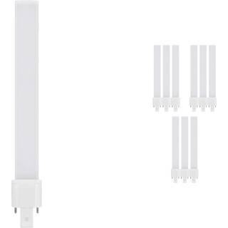 Fordelspakke 10x Ledvance Dulux-S LED 6W - 830 Varm Hvid | Erstatter 18W