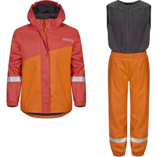 Urberg Kids' Sylte PU Rain Set Pumpkin Spice, 134/140