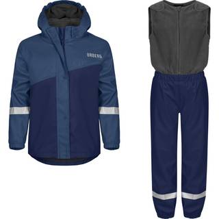 Urberg Kids' Sylte PU Rain Set Black Iris/Midnight, 110/116