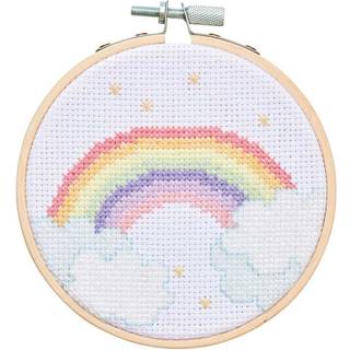 Stickpackung Mini Kit Regenbogen Bild Ø10 cm