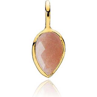 DEW DROP VEDHÆNG I FORGYLDT SØLV FRA IZABEL CAMILLE A5211GS-PINK-MOON