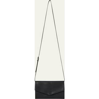 The Row Envelope leather crossbody bag - black - One Size