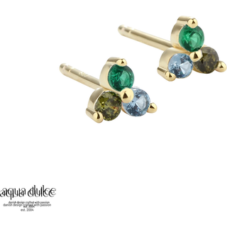 GUNNVA GREEN EARSTUD | GOLDEN
