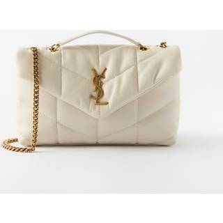 Saint Laurent Puffer Toy leather shoulder bag - white - One Size