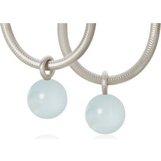 Dulong Globe Akvamarin 2x Vedhæng Sølv GLO2-F1104 - Dame - 925 Sterling Silver