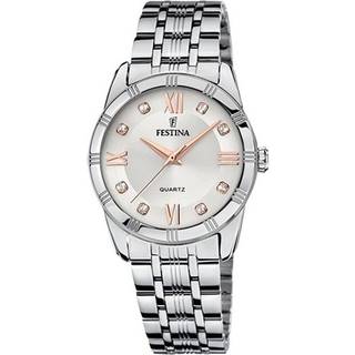 Festina F16940-B Sølvfarvet/Stål Ø32 mm