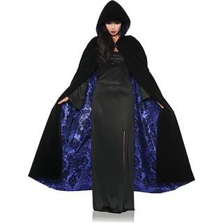 Deluxe Kapuzenumhang schwarz-violett