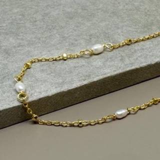 RICE DOTS NECKLACE | GOLDEN