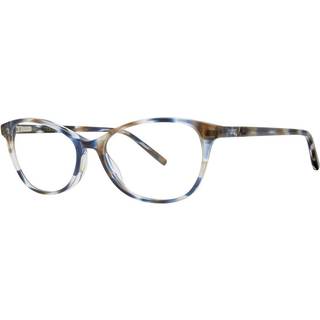 Vera Wang V581 Rose Horn 52 Briller Mænd Blue - Pattern Blue White Brown - 52mm