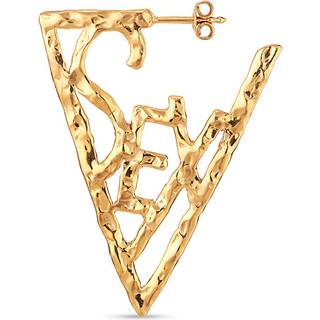 Jane Kønig Sex Ørering Single 18 kt. Forgyldt Sølv SE-SS23-F-Højre - Dame - 925 Sterling Silver