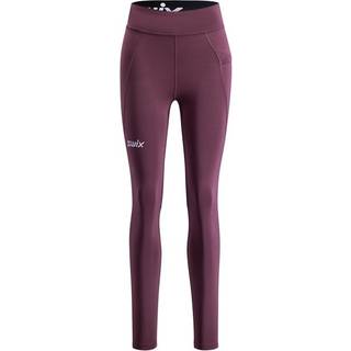 Swix Women's Pace High Waist Tights Plum, XL