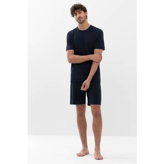 Mey Herren T-Shirt blau Mikrofaser/Funktion unifarben