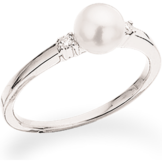 Scrouples 14 Karat Guld Ring med Brillant 0,05 Carat W/SI