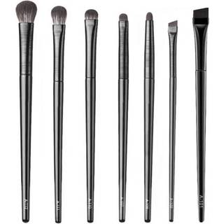 7 stk øjenskygge børste sæt Makeup øjenbryn - 6 børster + 1 vinklet