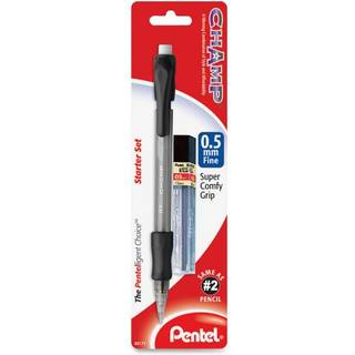 Pentel Champ Starter s?t automatisk blyant med bly 0,5 mm forskellige t?nder 1 pakke (ACEBP)
