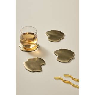 MICAH glasunderlägg 4-pack - Guld