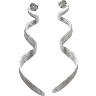 SRSingle Spiral Øreringe - Børstet