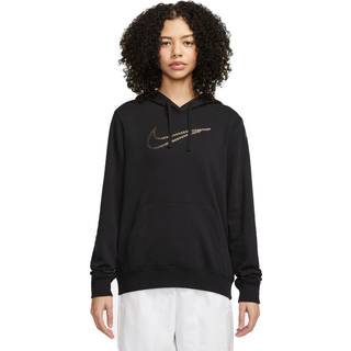 Nike Nike Black Metallic Swoosh Premium Loose Fit Hoodie