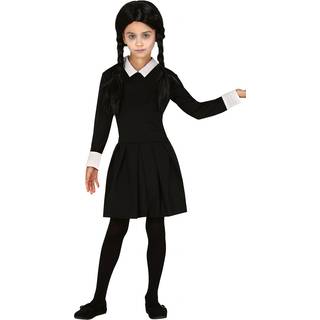 Dark Girl Kinder Kostüm Kleid Schwarz L