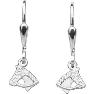 Schneider Basic Ohrringe - Silber - Pferdekopf hängend - SK37 - silber