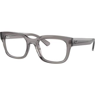 Ray-Ban RX7217F Chad Asian Fit 8263 54 Briller Mænd Krystalklar - Transparent Dark Grey - 54mm