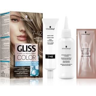 Schwarzkopf Gliss Color Permanent hårfarve Skygge 7-42 Nude Beige Blonde 1 stk. - 1 stk.