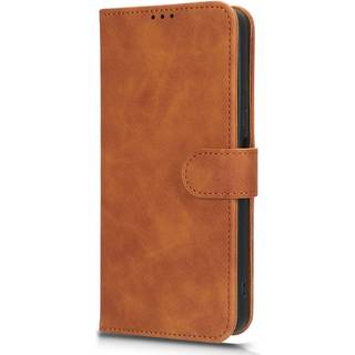 Asus ROG Phone 7 Kunstlæder Flip Cover m. Pung & Strop - Brun