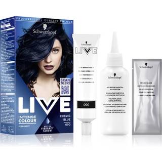 Schwarzkopf LIVE Intense Colour Permanent hårfarve Skygge 090 Cosmic Blue 1 stk. - 1 stk.