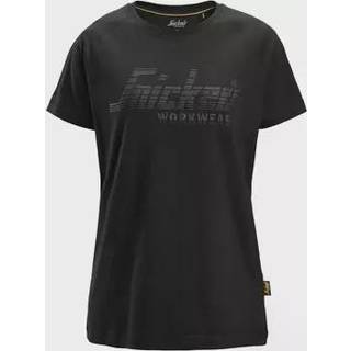 Snickers T-shirt med logo 2597 dame, sort, XS 25970400003