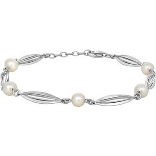 Siersbøl Bur & Perle armbånd Sølv Rhodineret, 18+2 cm