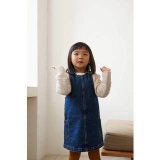 Liewood Maddie cotton denim dress - blue - Y 10