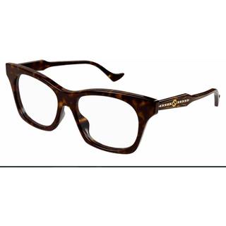 Gucci GG1299O Asian Fit 002 55 Briller Kvinder Tortoiseshell - Tortoise - 55mm