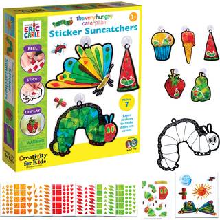 Kreativitet til b?rn The Very Hungry Caterpillar: Sticker Suncatcher Kit - DIY Window Stickers til sm?b?rn fra verden af ???ric Carle Preschool