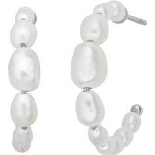 Bybiehl Pearls Aura øreringe stor størrelse i sølv, Ø 20 mm