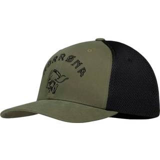 Norrøna /29 Mesh Flexfit Cap Olive Night/Caviar, L/XL