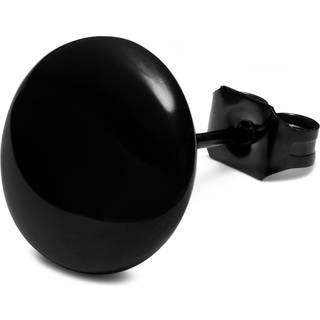 10mm Sort Button Stud Ørering