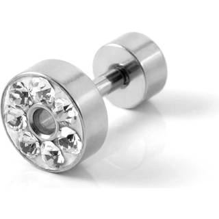 6mm Cirkel Krystal Stud Ørering