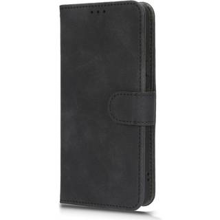 Google Pixel 7A Læder Flip Cover m. Kortholdere - Sort