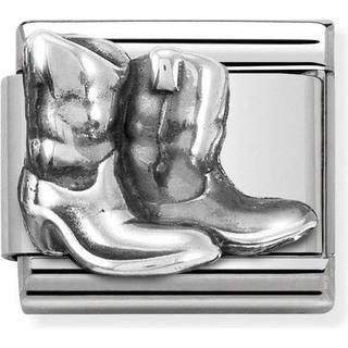Nomination Silver Cowboy Boots Charm